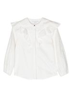 Chloé Kids blouse en coton à design brodé - Blanc - thumbnail