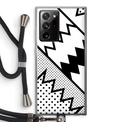 Pop Art #5: Samsung Galaxy Note 20 Ultra / Note 20 Ultra 5G Transparant Hoesje met koord