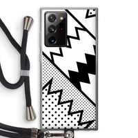 Pop Art #5: Samsung Galaxy Note 20 Ultra / Note 20 Ultra 5G Transparant Hoesje met koord