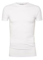 Slater T-Shirt R-neck Stretch 2-Pack Wit Slater T-Shirt R-neck Stretch 2-Pack Wit