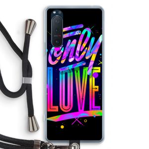 Only Love: Sony Xperia 5 II Transparant Hoesje met koord