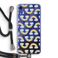 Regenboog: Honor Play 8A Transparant Hoesje met koord