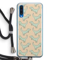 Dinos: Samsung Galaxy A50 Transparant Hoesje met koord Dinos: Samsung Galaxy A50 Transparant Hoesje met koord