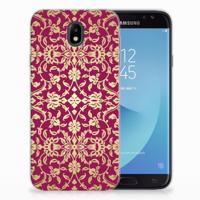 Siliconen Hoesje Samsung Galaxy J7 2017 | J7 Pro Barok Pink