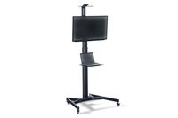 Digitus DA-90370 70 Portable flat panel floor stand Zwart flat panel vloer standaard - thumbnail