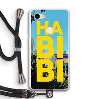 Habibi Majorelle : Pixel 3 XL Transparant Hoesje met koord Habibi Majorelle : Pixel 3 XL Transparant Hoesje met koord