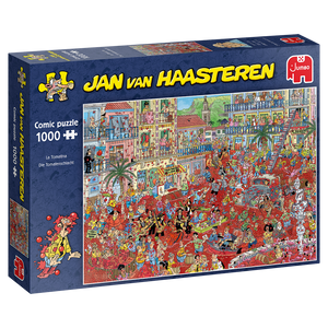 Jumbo puzzel Jan van Haasteren La tomatina 1000 stukjes