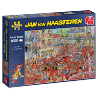 Jumbo puzzel Jan van Haasteren La tomatina 1000 stukjes
