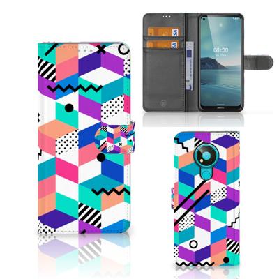Nokia 3.4 | Book Case | Blokken Kleurrijk