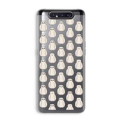 Uilen: Samsung Galaxy A80 Transparant Hoesje