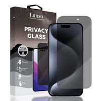 Lunso - iPhone 15 / 15 Pro - Privacy Glass - Screen protector - thumbnail