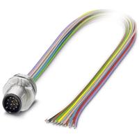 Phoenix Contact 1556265 Sensor/actuator inbouwconnector M12 Aantal polen (sensoren): 12 Stekker, inbouw 0.50 m 1 stuk(s) Phoenix Contact 1556265 Sensor/actuator inbouwconnector M12 Aantal polen (sensoren): 12 Stekker, inbouw 0.50 m 1 stuk(s)