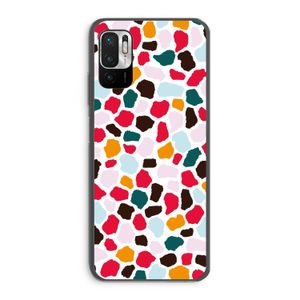 Colored Giraffe: Xiaomi Redmi Note 10 5G Transparant Hoesje