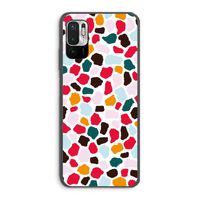 Colored Giraffe: Xiaomi Redmi Note 10 5G Transparant Hoesje