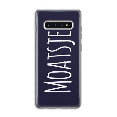 Moatsje!: Samsung Galaxy S10 4G Transparant Hoesje