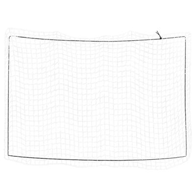 VidaXL Aanhangwagennet elastisch touw 5x3,5 m polypropeen wit