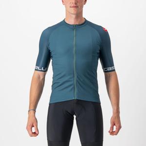 Castelli Entrata korte mouw fietsshirt blauw heren XL