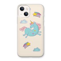 Vliegende eenhoorn: iPhone 13 mini Transparant Hoesje