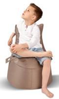 Kinder zitzak 'Bumba' Taupe - Bruin - Weerbestendig - Sit&Joy