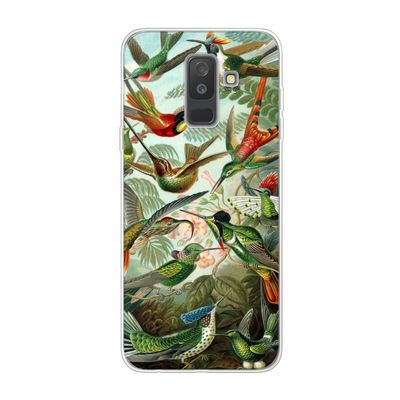 Haeckel Trochilidae: Samsung Galaxy A6 Plus (2018) Transparant Hoesje