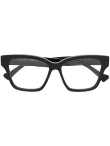 Gucci Eyewear lunettes de vue à monture wayfarer - Noir