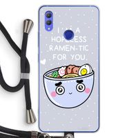 I'm A Hopeless Ramen-Tic For You: Honor Note 10 Transparant Hoesje met koord