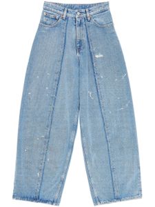 MM6 Maison Margiela jean à coupe droite - Bleu