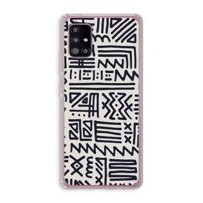 Marrakech print: Samsung Galaxy A51 5G Transparant Hoesje