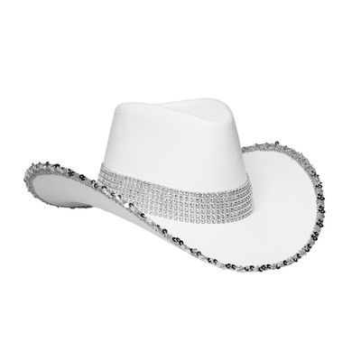 Hoed girls party cowboy hoed wit