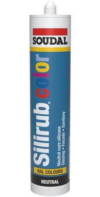 Soudal Silirub Color | Siliconenkit | Zwartgrijs Ral 7021 | 300 ml - 115271