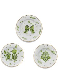 Bitossi Home lot de trois assiettes à soupe La Tavola Scomposta - Blanc