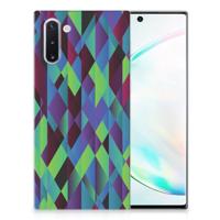 Samsung Galaxy Note 10 | TPU Hoesje | Abstract Green Blue Samsung Galaxy Note 10 | TPU Hoesje | Abstract Green Blue