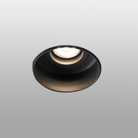 LED Spot zwart GU10 IP20 55mm hoog diameter 82Ø HYDE Trimless Faro