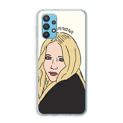 Mary Kate: Samsung Galaxy A32 4G Transparant Hoesje