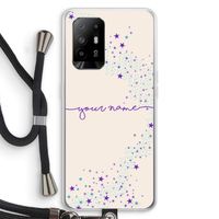 Sterren: Oppo A94 5G Transparant Hoesje met koord