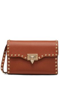 Valentino Garavani petit sac à bandoulière Rockstud - Marron