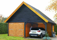 Lugarde Garage PS11 300x486 cm + luifel 286 cm - 28 mm