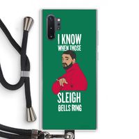 Sleigh Bells Ring: Samsung Galaxy Note 10 Plus Transparant Hoesje met koord