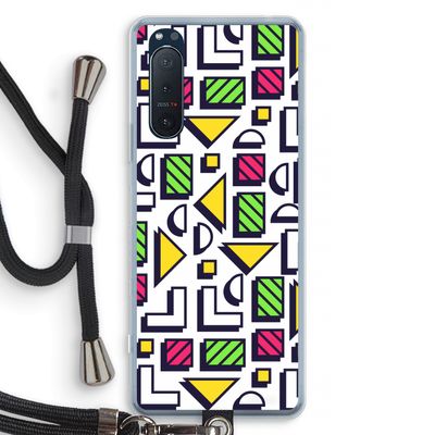 8-bit N°4: Sony Xperia 5 II Transparant Hoesje met koord