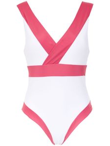 Brigitte maillot de bain à bordures contrastantes - Rose