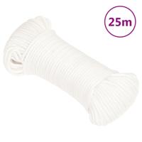 VidaXL Boottouw 5 mm 25 m polypropyleen volwit