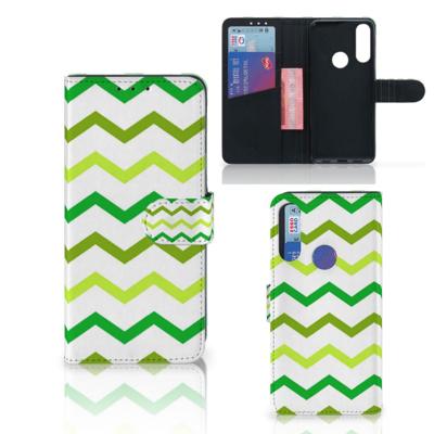 Alcatel 1S 2020 | Telefoon Hoesje | Zigzag Groen