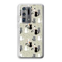 Katten: Huawei P40 Pro Plus Transparant Hoesje