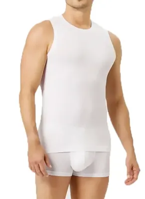 Heren microfiber mouwloos shirt Young
