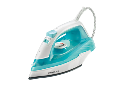SILVERCREST Stoomstrijkijzer (Wit/turquoise)