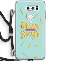 Always fries: LG V30 Transparant Hoesje met koord