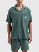 Pure Path Bouclé Shortsleeve T-Shirt Heren Groen - Maat XS - Kleur: Groen | Soccerfanshop - thumbnail