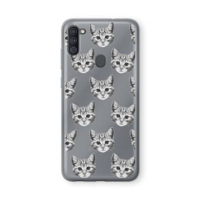 Kitten: Samsung Galaxy A11 Transparant Hoesje
