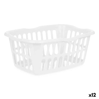 Mand Kipit Wit Polypropyleen 50 L (12 Stuks)