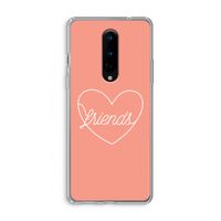 Friends heart: OnePlus 8 Transparant Hoesje
